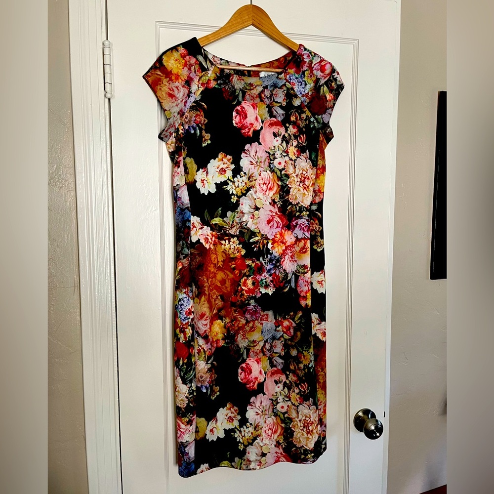 Floral bodycon dress